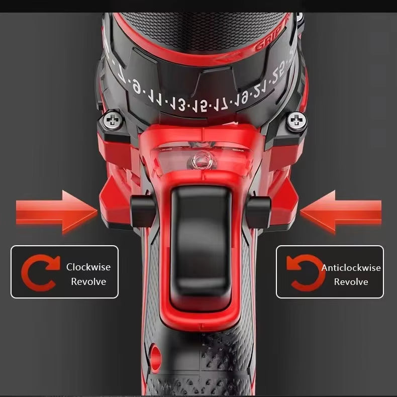 Professional 48V Cordless Drill Machine Set | with 2 Batteries | Professional Power Tool