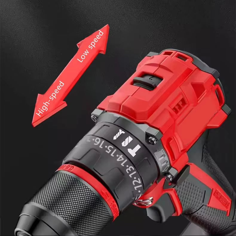 Professional 48V Cordless Drill Machine Set | with 2 Batteries | Professional Power Tool