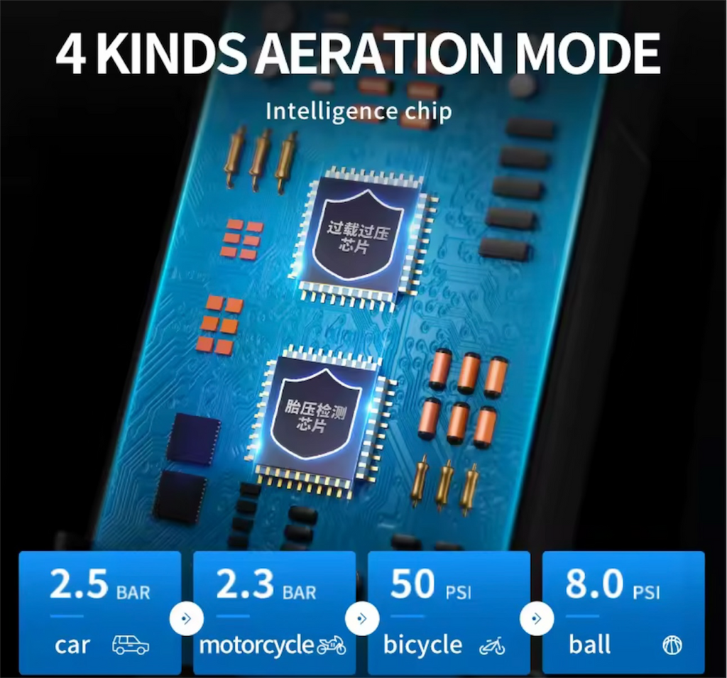 4 In 1 Car Jump Starter Power Bank Air Compressor Inflator Pump 1000A Portable Power Station 8400mAh Car Battery Charger Booster