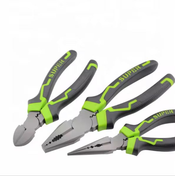 3 in1 Pliers Set.Electrical or Mechanical work Plier ,Nose Plier and Side cutter