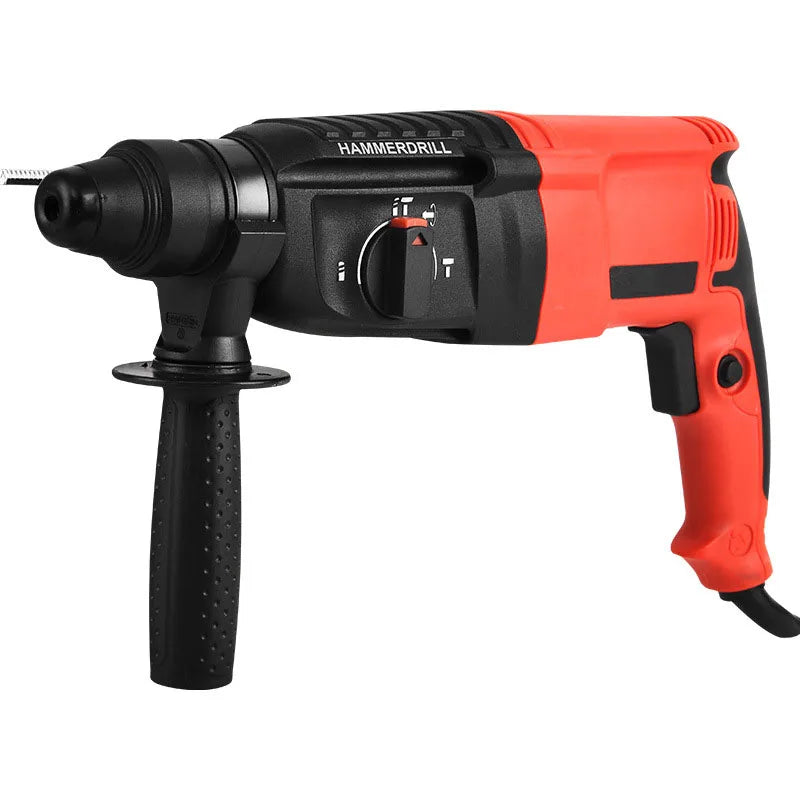 26mm Electric Hammer, Electric Pick, Electric Drill, Small Household Power Tools, High-power Industrial Impact Drill– Heavy Duty Hammer & Rotary Drill for Concrete, Wood, Metal