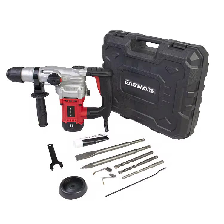 Professional Three Functions 1050W Electric Power Rotary Hammer Drill Kits Machine