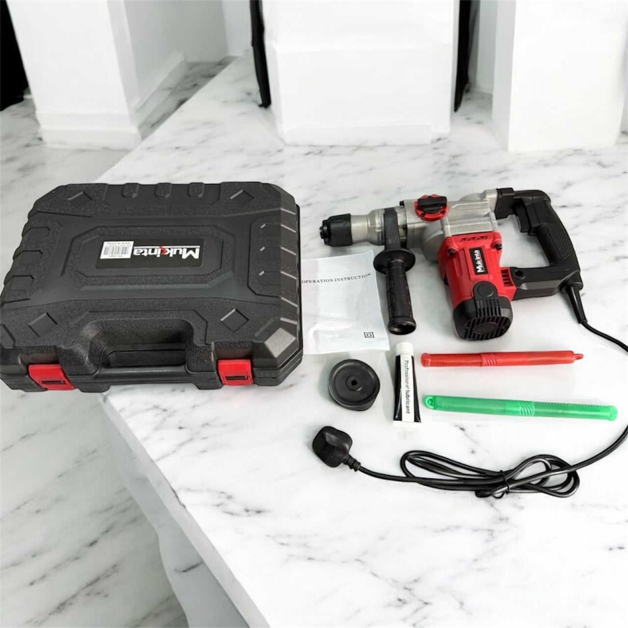 Professional Three Functions 1050W Electric Power Rotary Hammer Drill Kits Machine