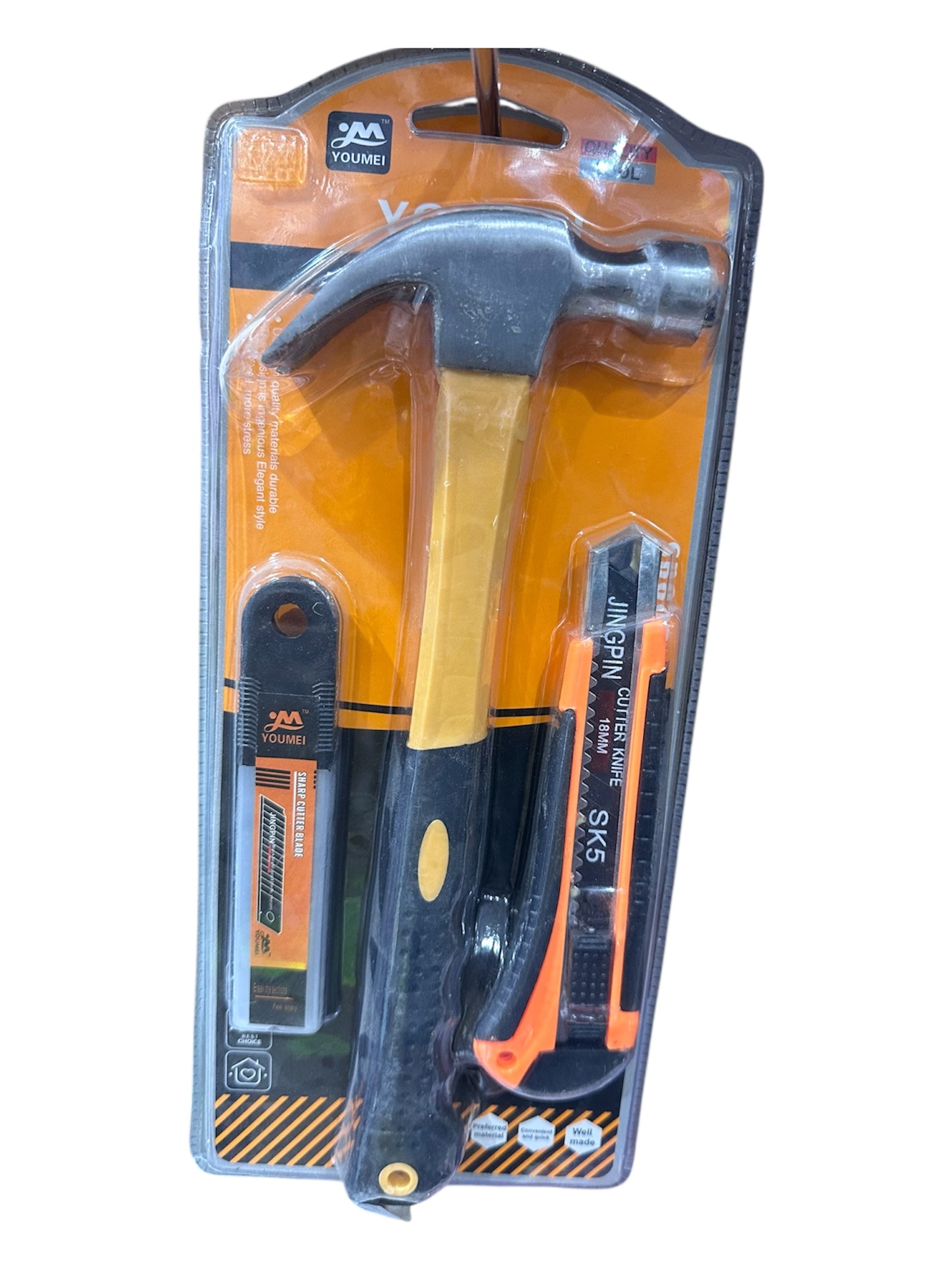 Hammer with Knife and Knife blades