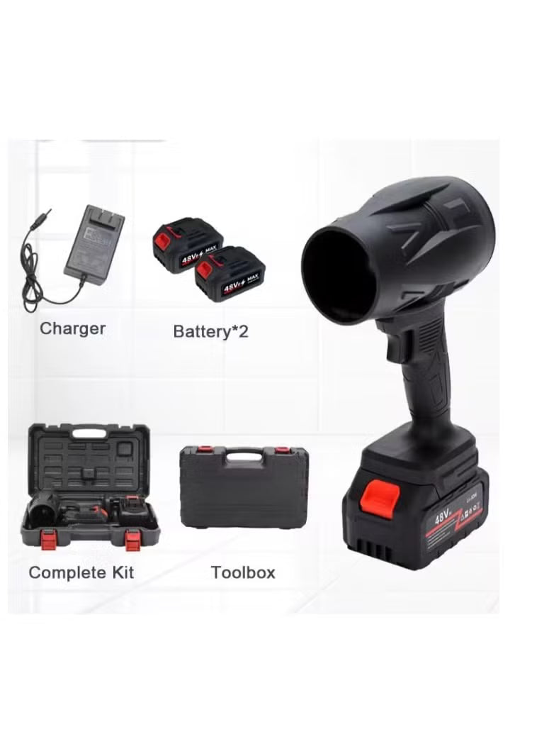 High Power Turbo Fan 1000W Handheld Fan Air Blower Stepless Speed Turbofan Dust Blower 500g Thrust Electric Violent Fan Air Gun