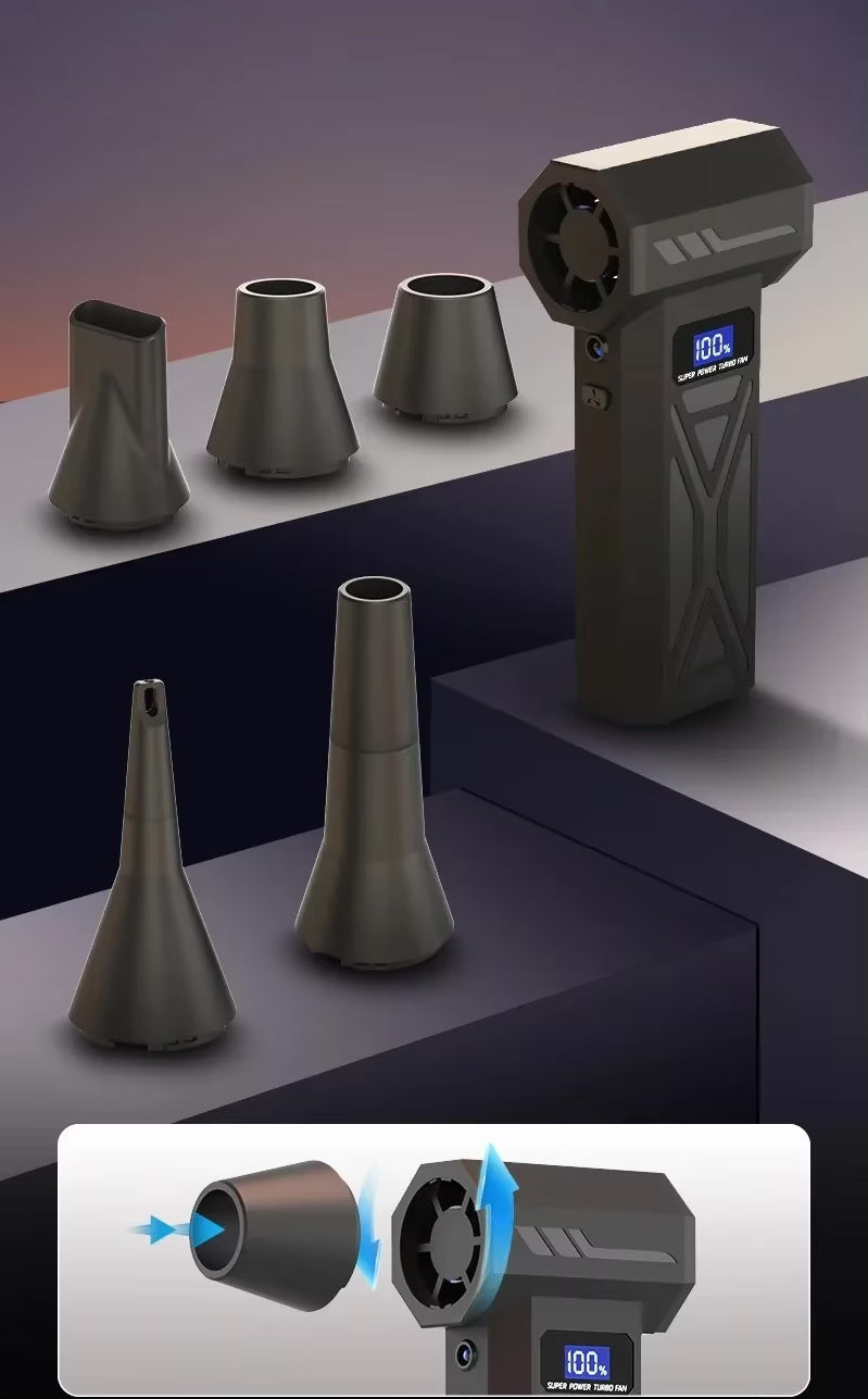 Powerful Air Blower 130000RPM Turbo Jet Blower Brushless Vacuum Cleaner For PC/Keyboard/Home/Car Cleaning Air Duster Fan Blower